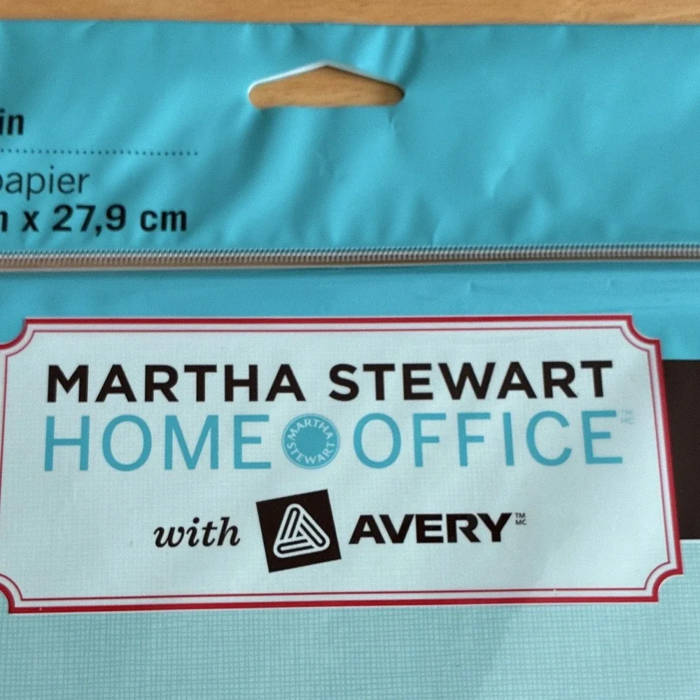 Martha Stewart with Avery Paper Dividers & Filler Paper 5-Tab Letter Blue White